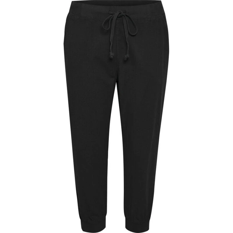 KAFFE Kanaya Capri capri-bukser - Black Deep