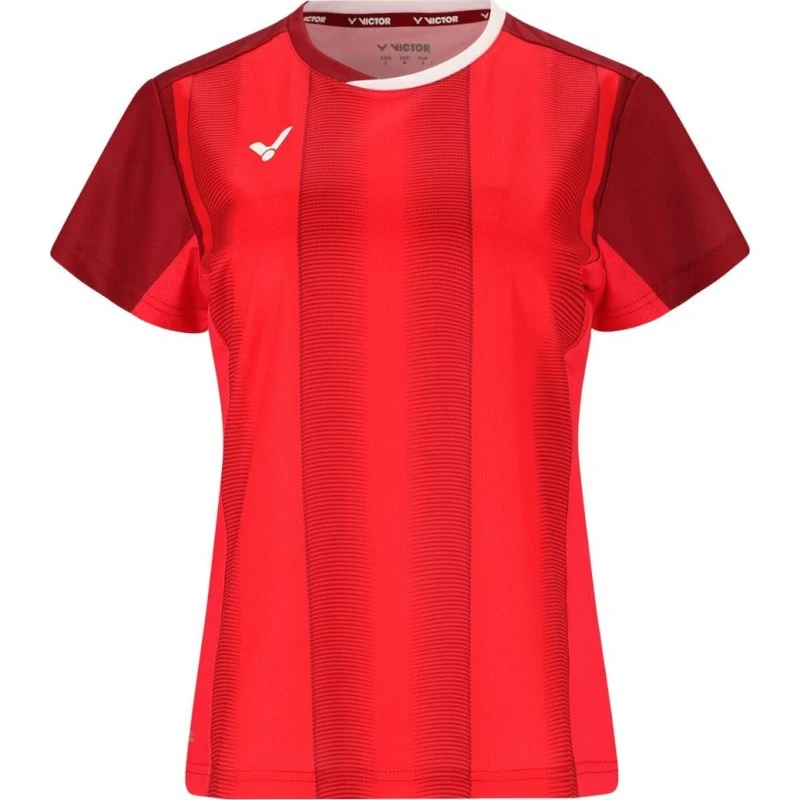 Victor T-51000TD DK Women's Badminton T-shirt - Rød