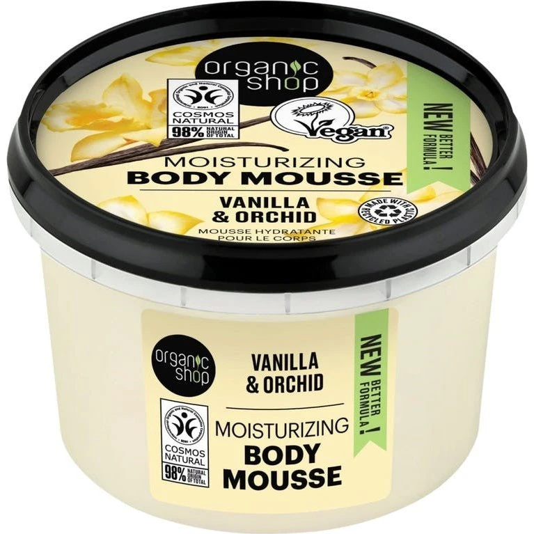 Organic Shop Vanilje Bourbon Moisturizing Body Mousse 250ml