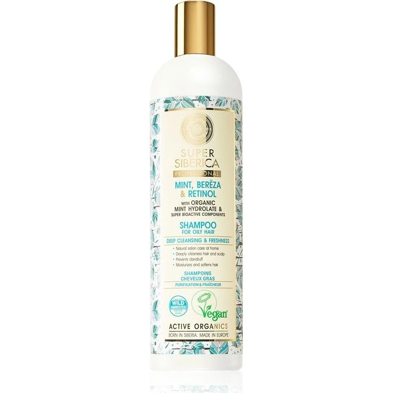 Natura Siberica Mint & Birke Retinol Shampoo 400ml