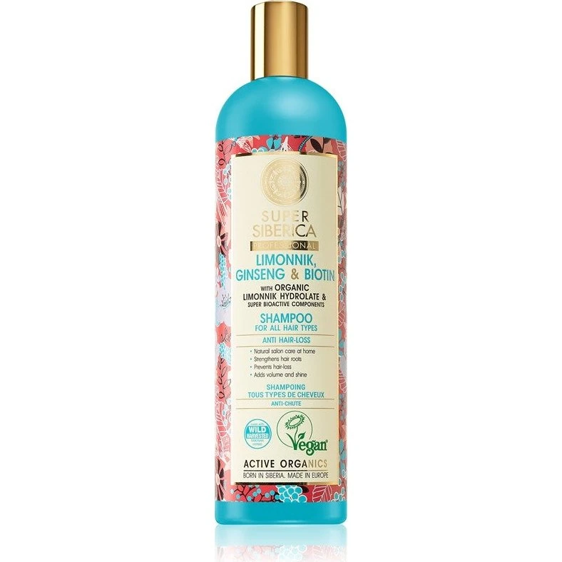 Natura Siberica Schizandra Ginseng & Biotin Shampoo 400ml