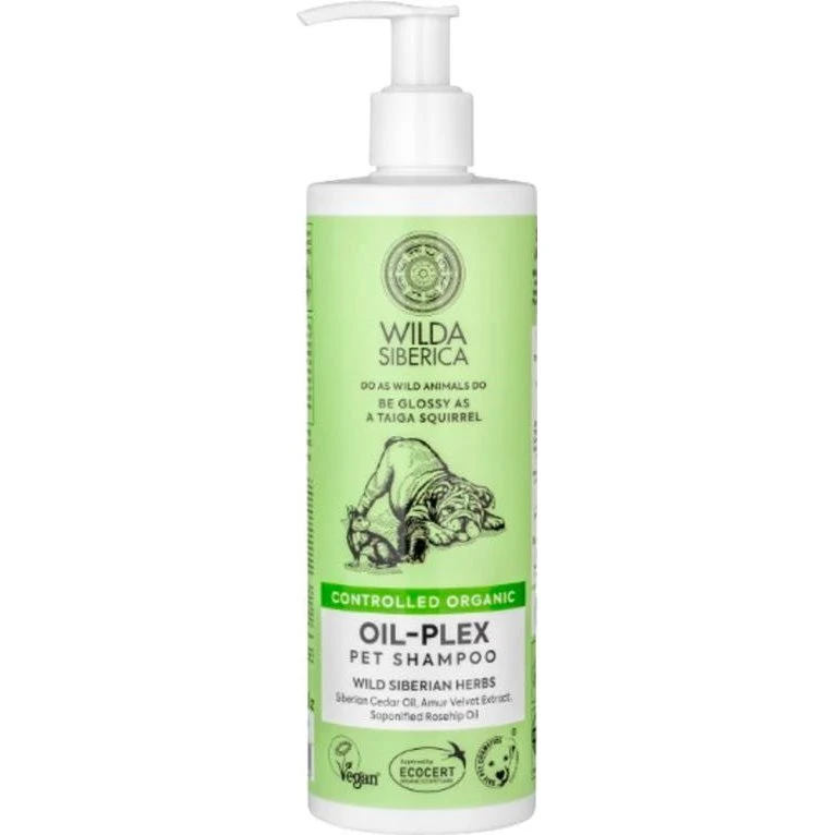 Wilda Siberica Oil-Plex Kæledyrshampoo, 400 ml