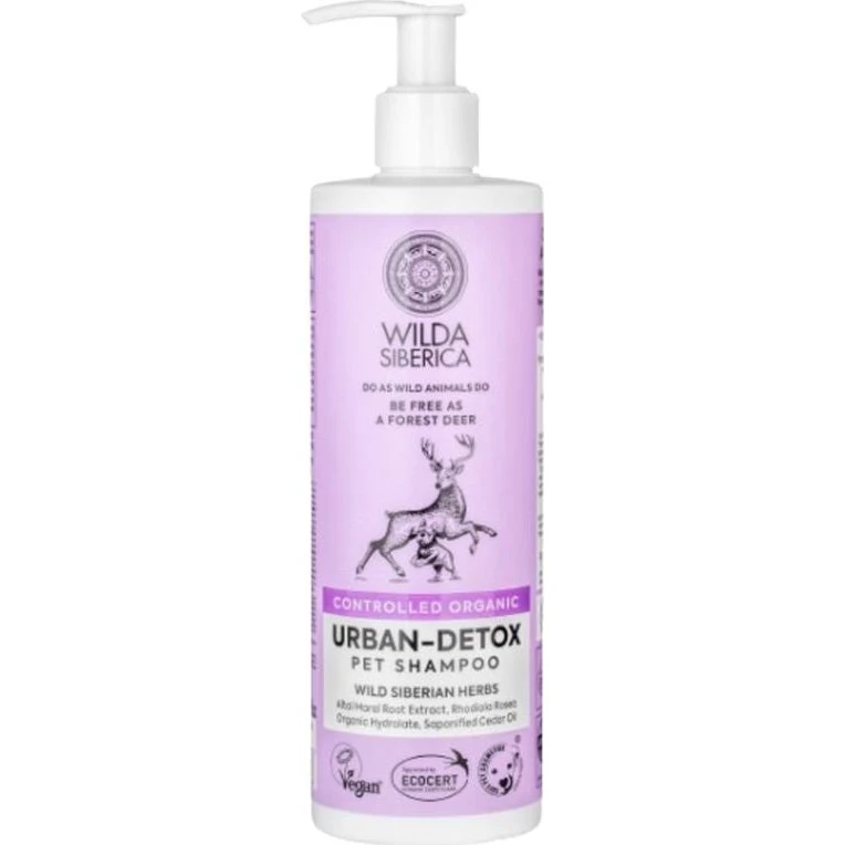 Wilda Siberica Urban-Detox kæledyrsshampoo, 400 ml