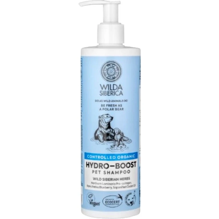 Wilda Siberica Hydro-Boost kæledyrsshampoo, 400 ml