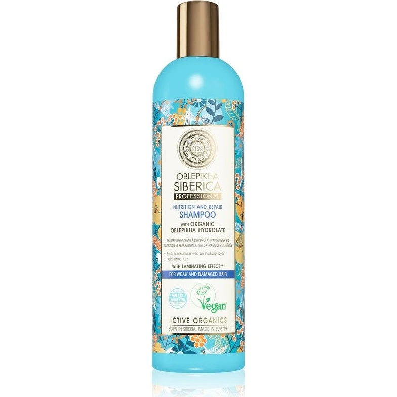 Natura Siberica Oblepikha Havtorn Shampoo til svagt hår, 400 ml