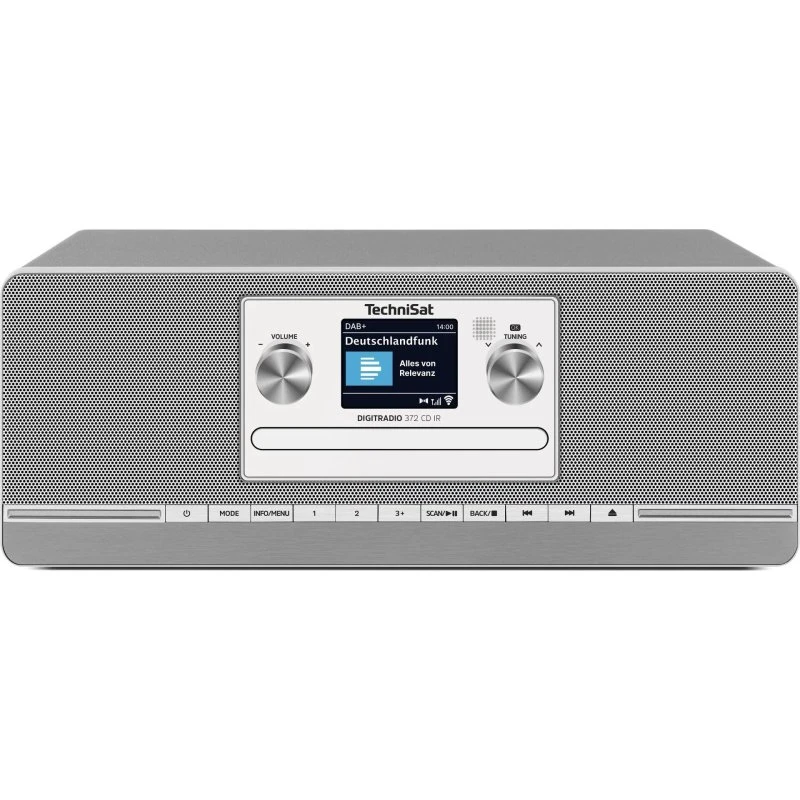 TechniSat DIGITRADIO 372 CD IR - Internet & DAB+ Radio, Sølv