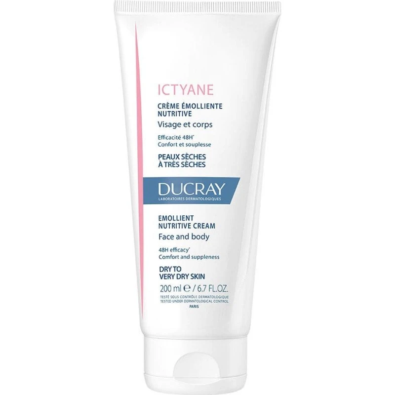 Ducray Ictyane Blødgørende Nærende Creme, 200ml
