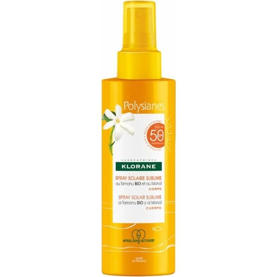 Klorane Polysianes Sublime Solar Spray SPF50 200 ml