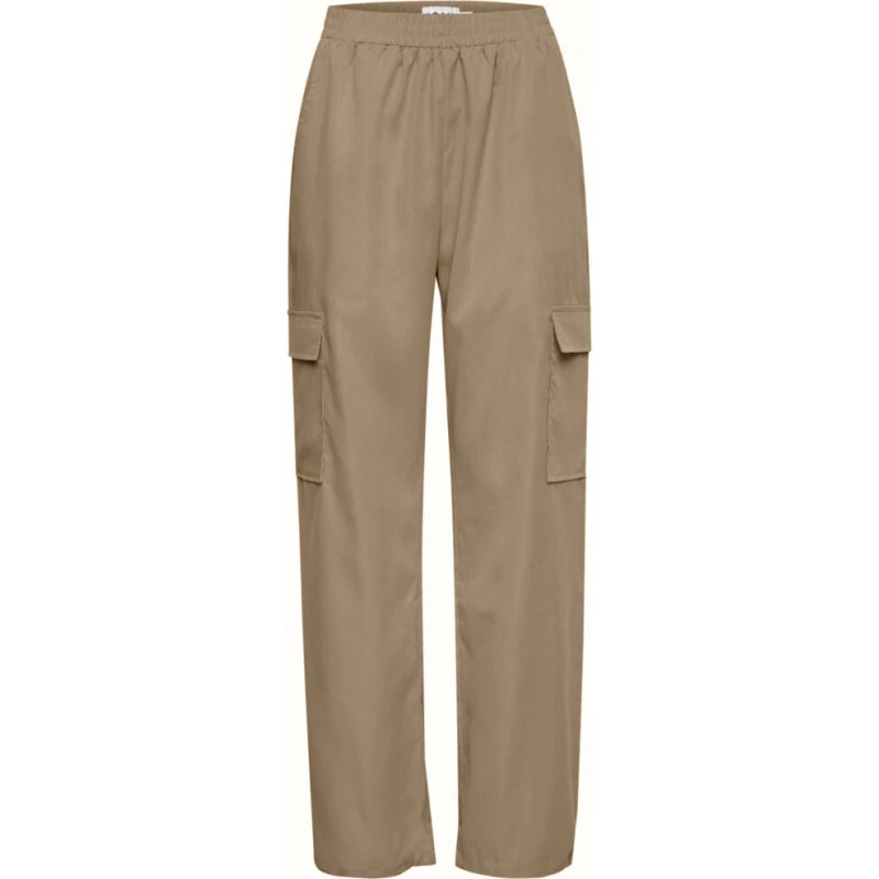 Ichi Kecia Cargo Bukser – Elastik i taljen, Loose fit