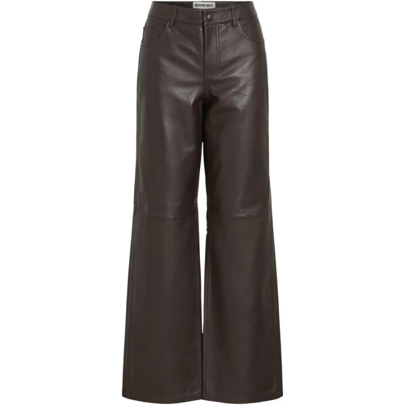 ROUCAMDEN RW S/F Læderbukser – mellemhøj talje, foret