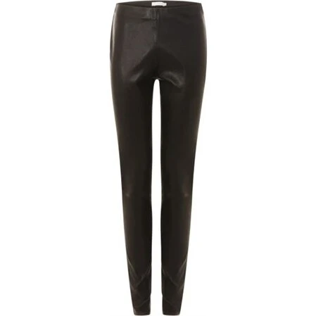 Coster Copenhagen Læderleggings Mynte Black