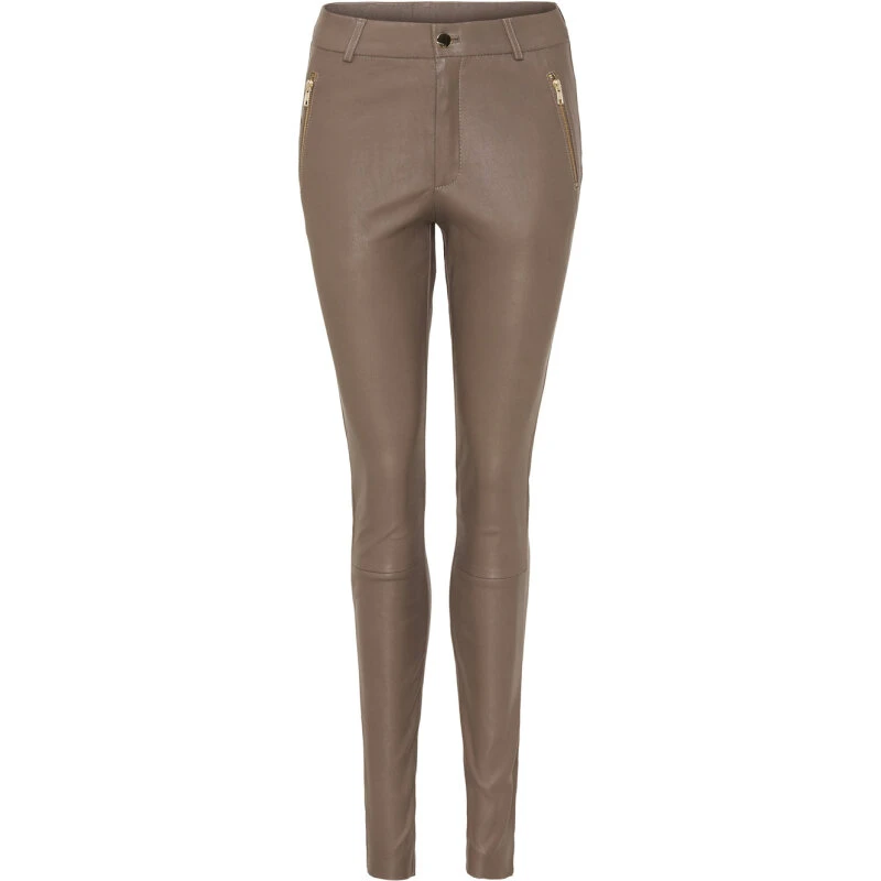 NOTYZ 10910 skindleggings med saddleback – taupe/lysguld