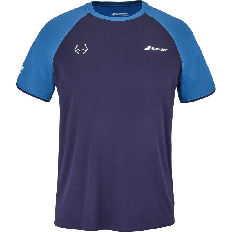 Babolat Crew Neck Tee Juan Lebron - Baritone Blue