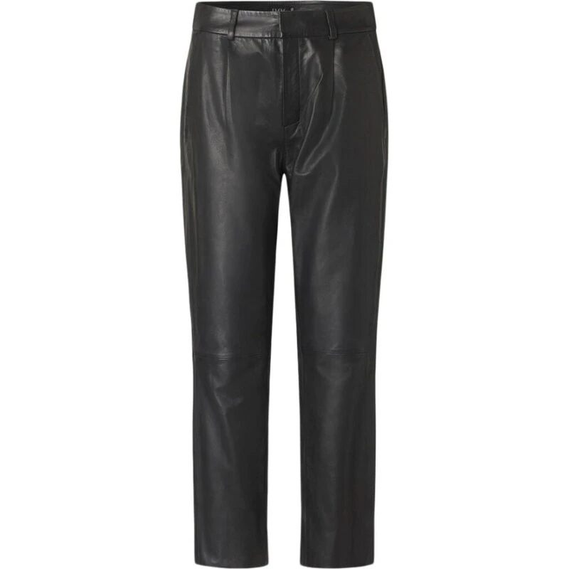 IVY-Ali Kylie lammelæderbukser - høj talje, ankellange