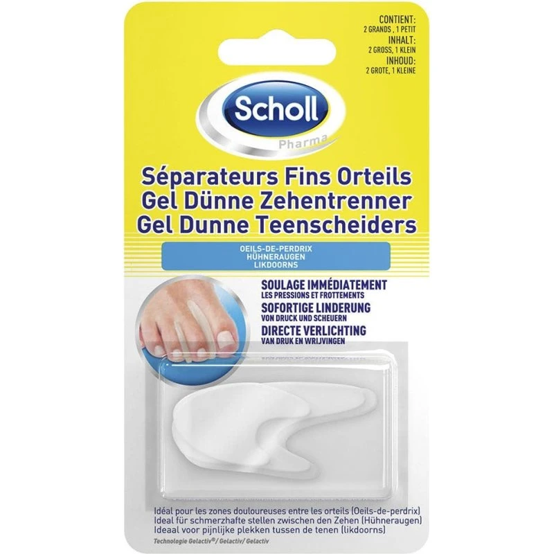 Scholl Birds Eye fingerseparatorer, 3 stk.