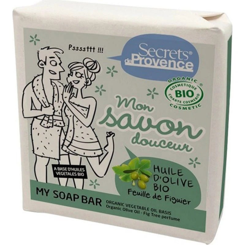 Secrets de Provence Figenblad Olivenolie Sæbe 100g