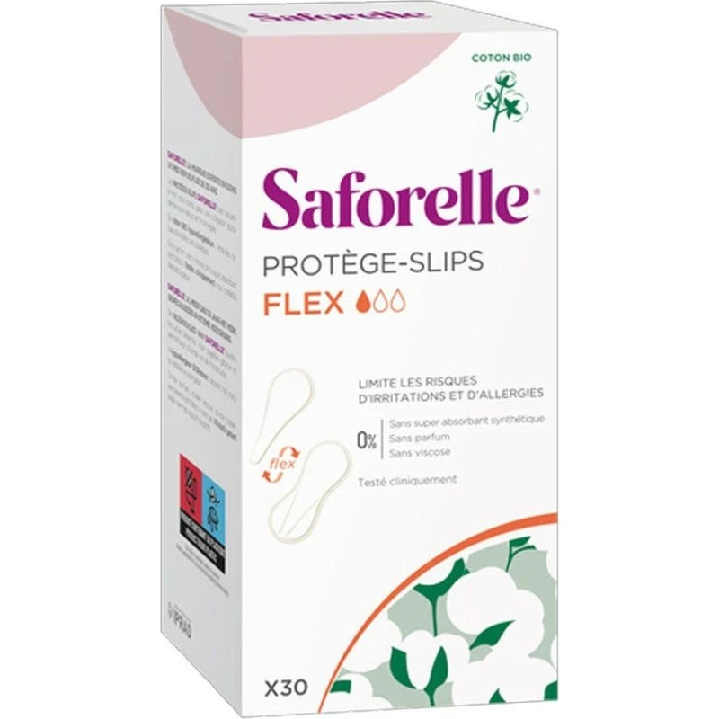 Saforelle Cotton Protect Flexible & Extra Tynde Protectors x30