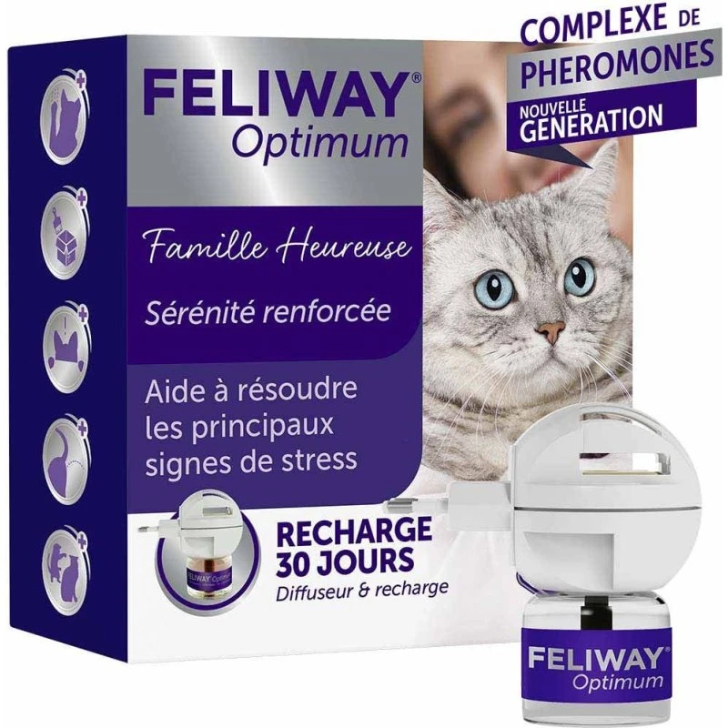 Feliway Optimum elektrisk diffuser med 48 ml refill