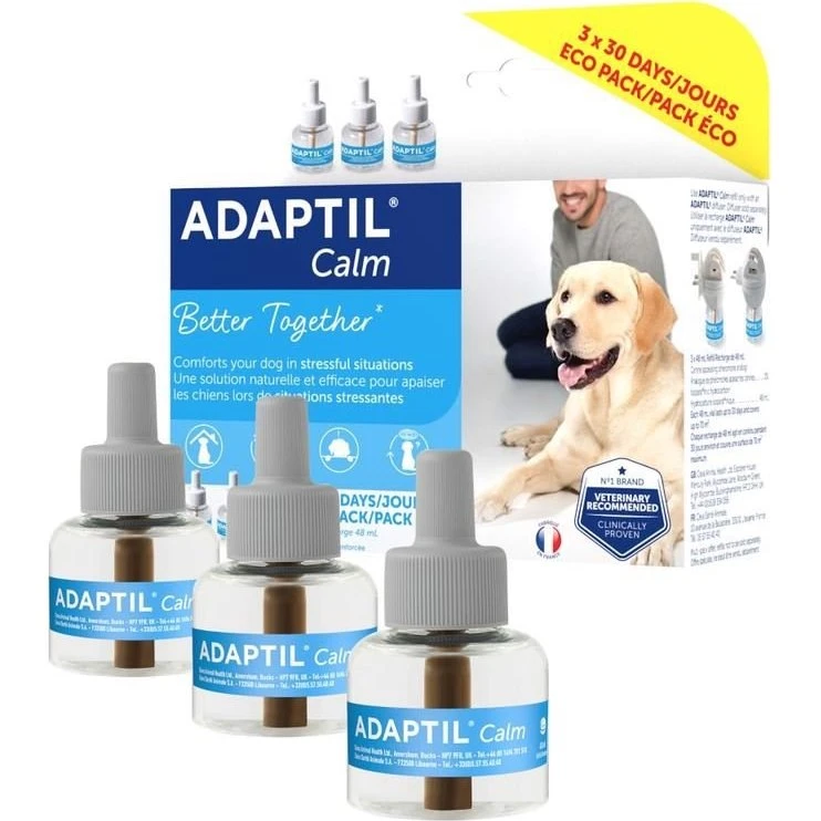 Adaptil Calm Refill til Diffusor, 3 x 48 ml