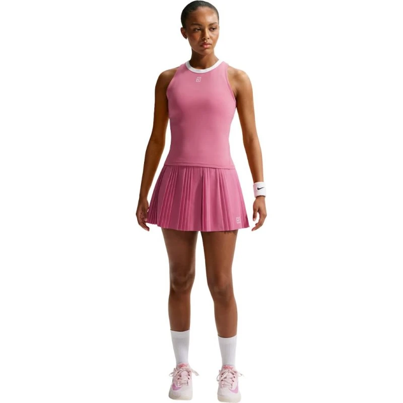 Nike Court Advantage Women's Dri-FIT Tank Top - Peony/White