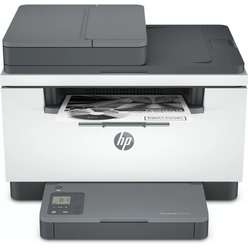 HP LaserJet MFP M234sdn multifunktionsprinter, grå/hvid