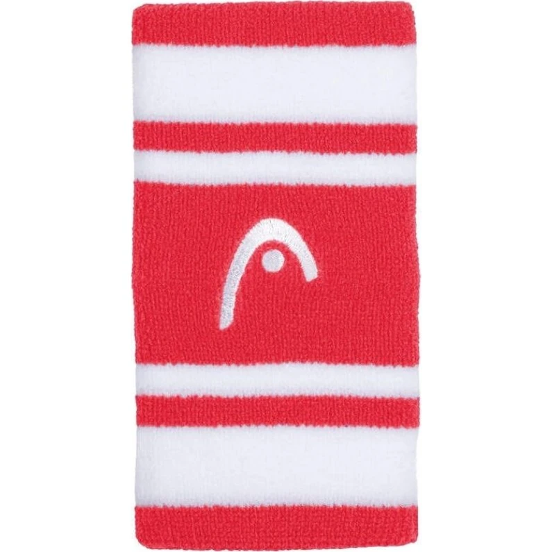 Head Wristband Striped 5" (Rød/Hvid)