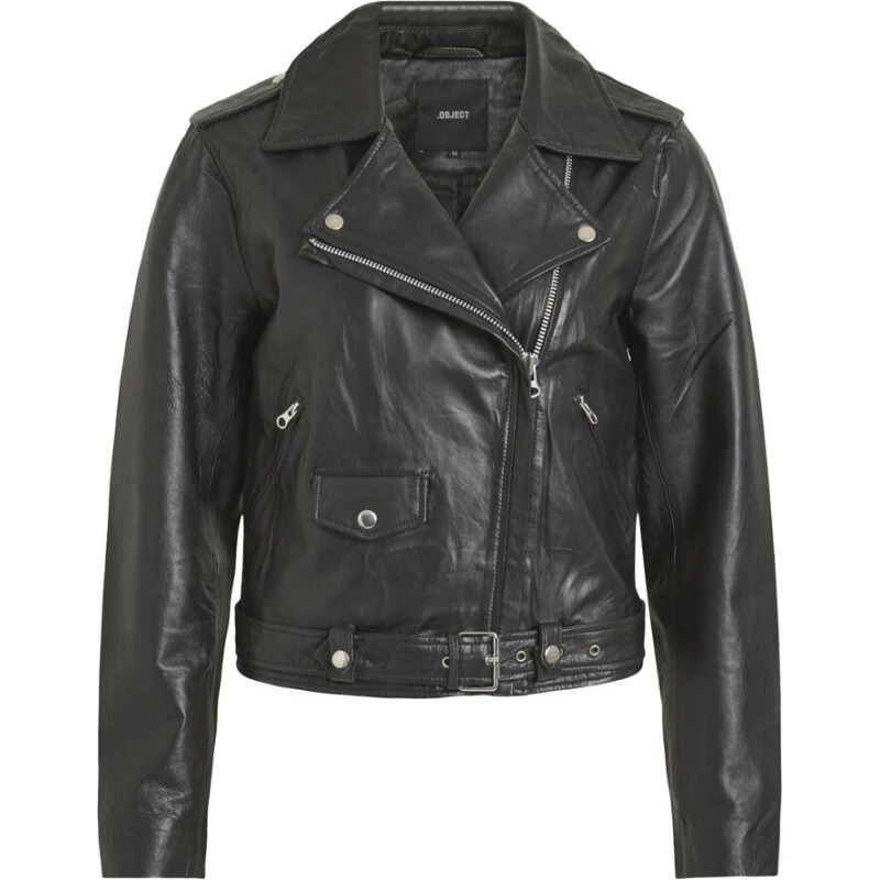 OBJECT Nandita læderjakke, ægte skind