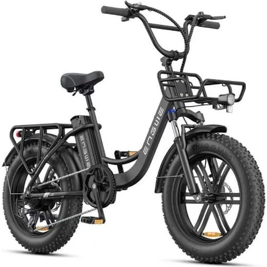 ENGWE L20 Boost Elcykel - Sort med 20x4,0 Fat Tires