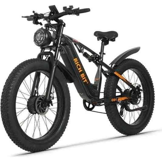 RICH BIT C01 Elcykel 26" Fat Tire 3000W Dual Motor
