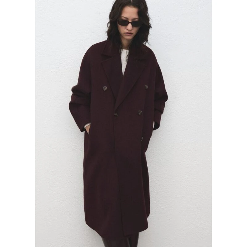 Mango Classic Coat - mellembrun