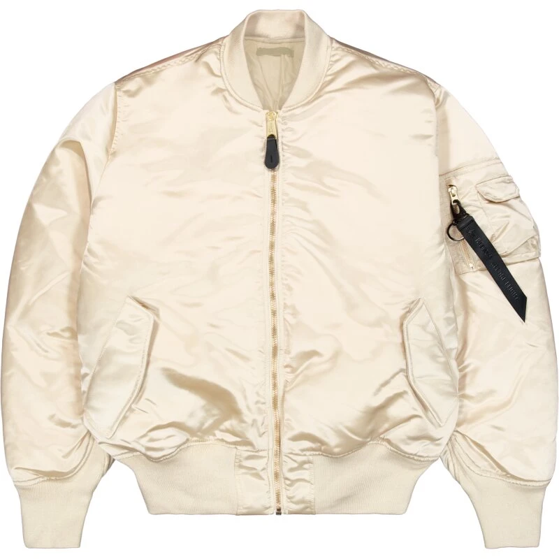 Alpha Industries MA-1 Base Flight Bomberjakke, Reversibel, Grøn