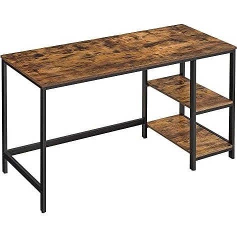 Vasagle Skrivebord LWD55X - Industriel stil med fleksible hylder