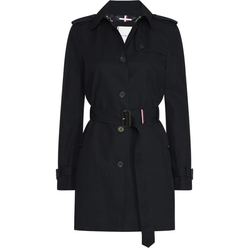 Tommy Hilfiger Heritage enkeltradet trenchcoat - navy