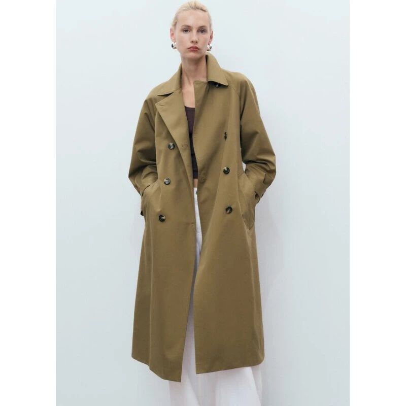 Mango Trenchcoat Angela - kaki