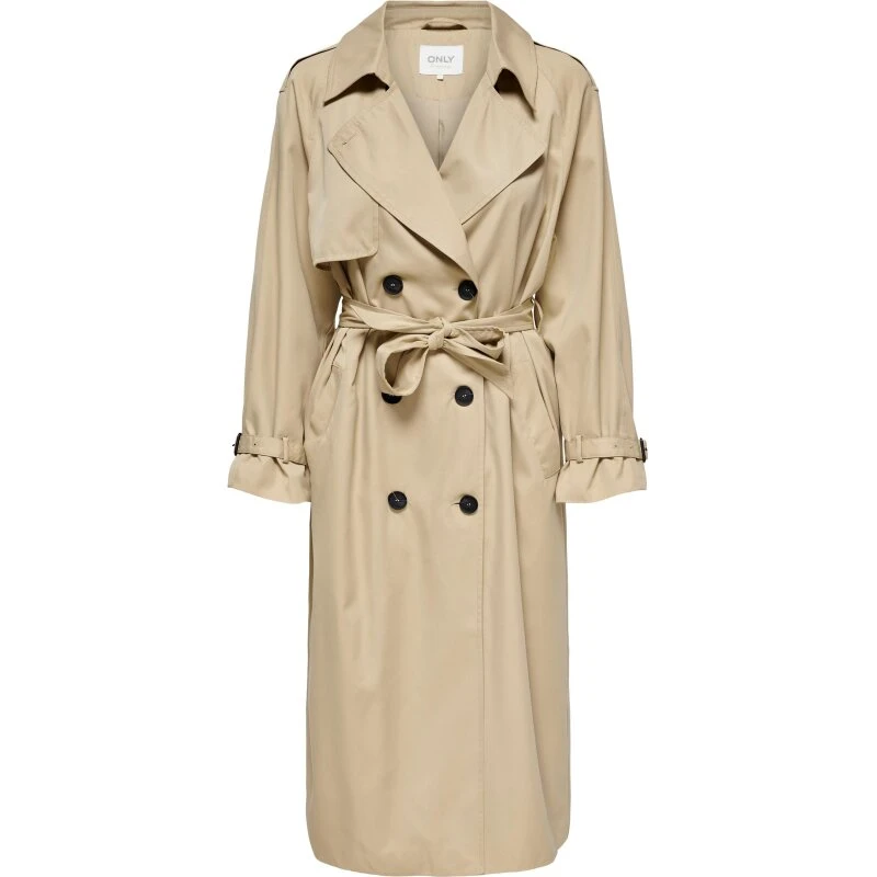 Only Onlchloe Trenchcoat Double B Tannin