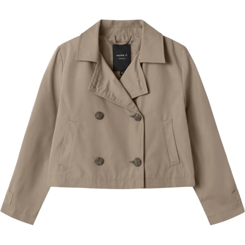Name It Madelin Kort Trenchcoat – Savannah Tan