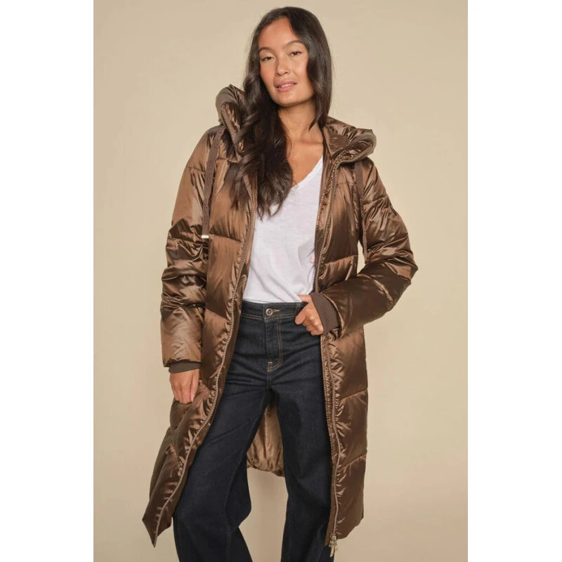 Mos Mosh Nova Metallic dunfrakke – Dark Gold