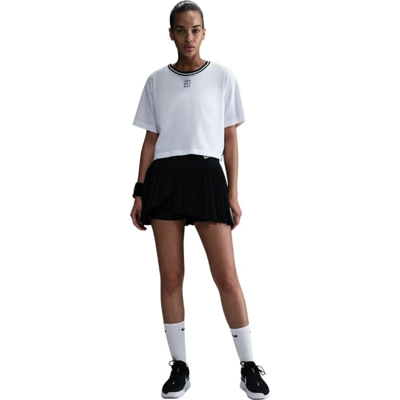 Nike Heritage Women Dri-FIT Cropped T-Shirt - Hvid