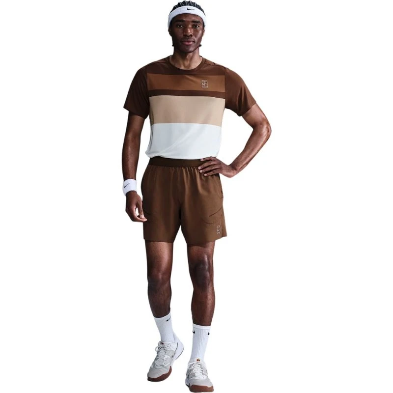 Nike Court Advantage T-shirt - Cacao Wow/White