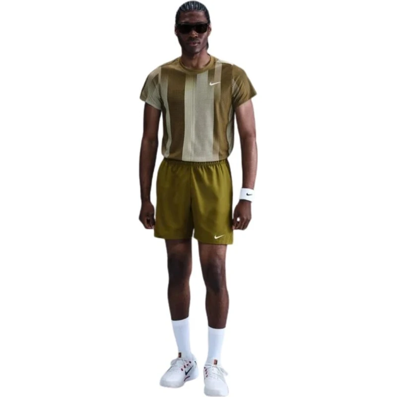 Nike Court Victory Dri-FIT T-shirt - Olive Flak/White
