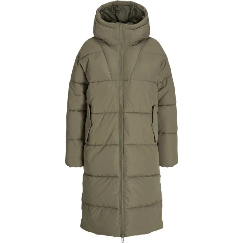 JXTRACY Dynejakke 'Sea Turtle' – Lang puffer med hætte