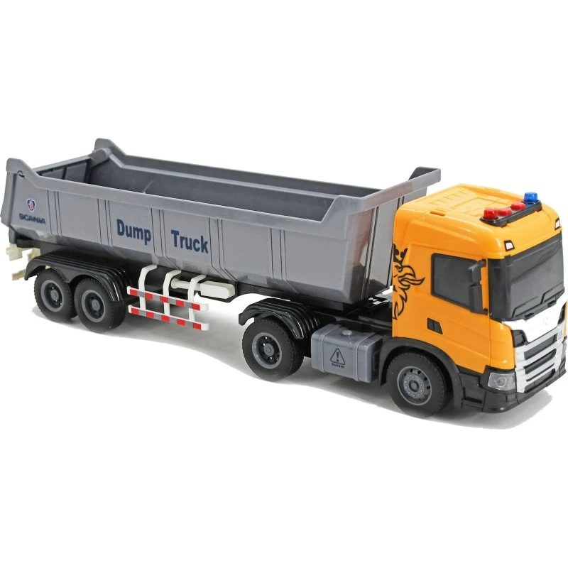 Contruck Scania lastbil med åbent lad, lys og lyd - 41x9,5x11,5 cm