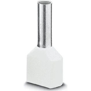 AI-TWIN Terminalrør 2x0,5 mm² 8 mm hvid - 3200933