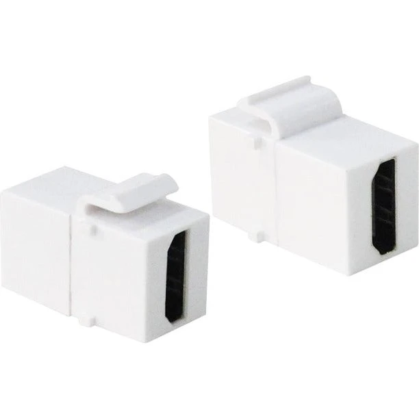 LogiLink HDMI Keystone stik - 2 x HDMI hun, Hvid