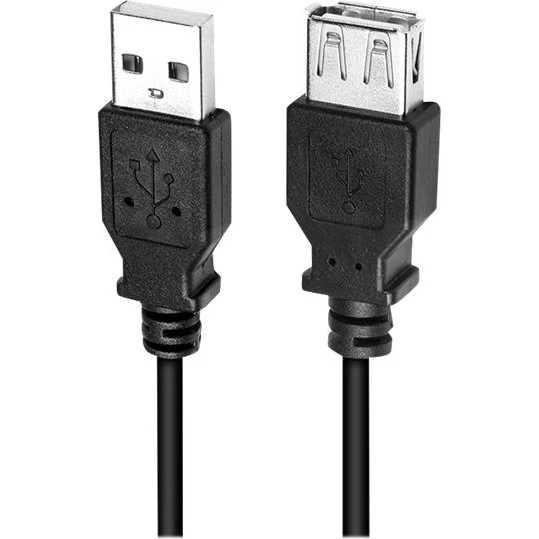 LogiLink USB 2.0 forlængerkabel, 3m, Sort