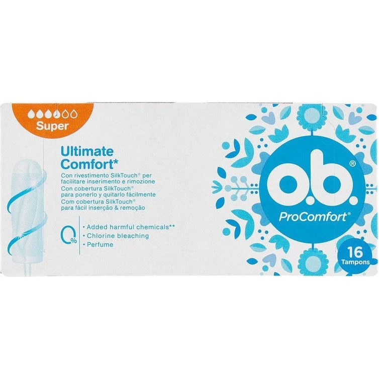 o.b. ProComfort Super Intense tamponer, 16 stk.