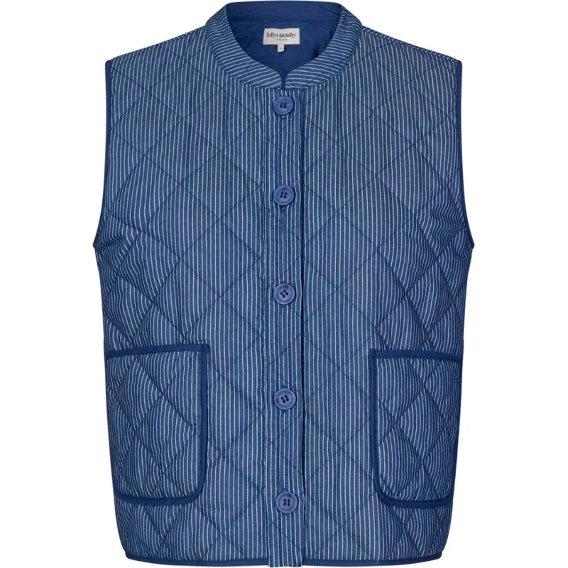 Lollys Laundry Cairo LL quiltet vest, creme