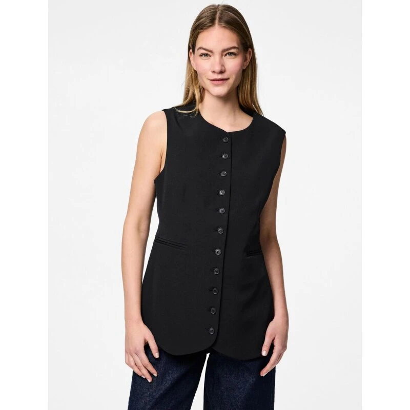 PIECES PCTEMPRE vest - sort