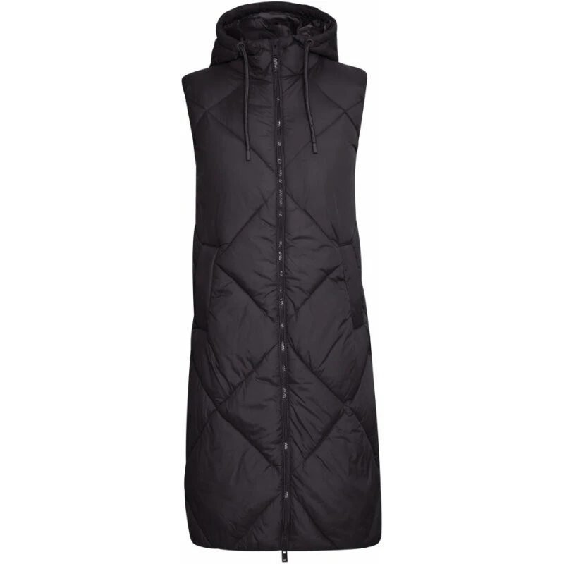 B.YOUNG BYBomina lang vest – Black (genanvendt polyamid)