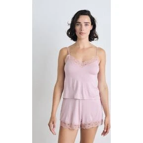 Hunkemöller Cami pyjamassæt, pink